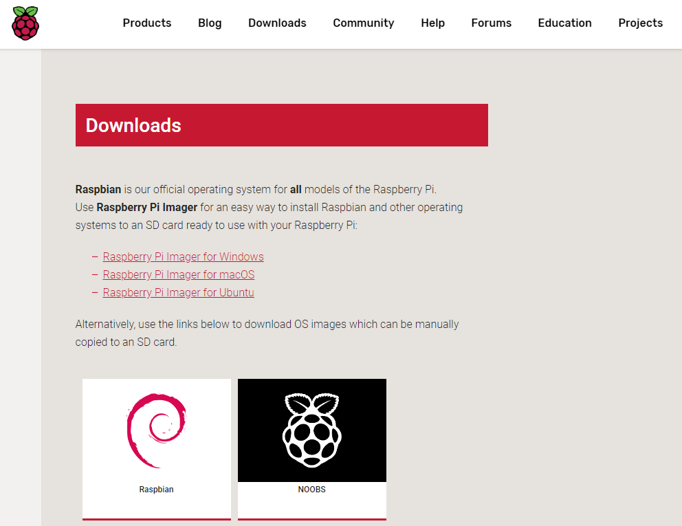 how to set up a raspberry pi headless - download page
