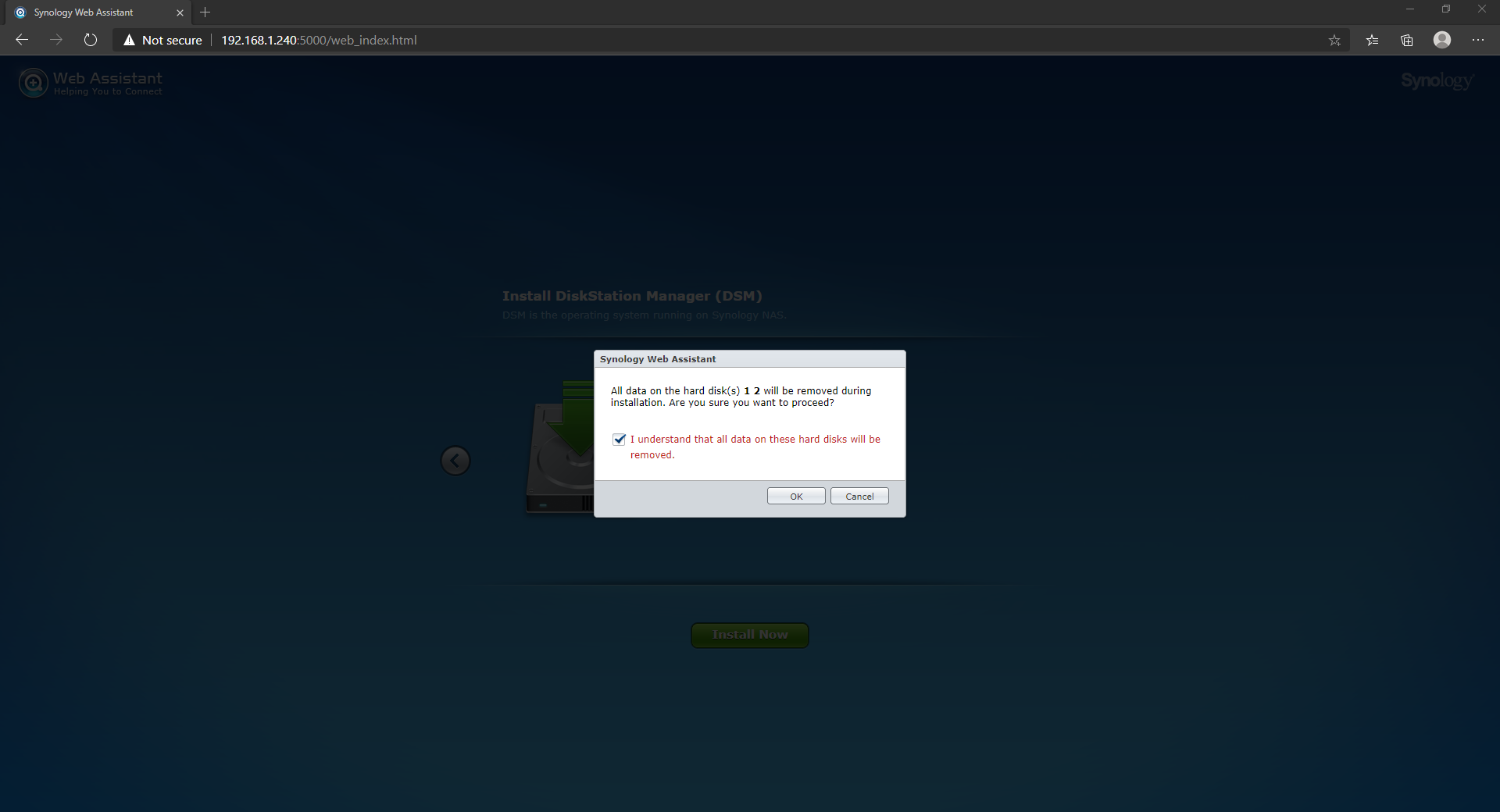 How to Install Xpenology on a Linux KVM/QEMU Virtual Machine! 16 hard disk format for existing drives