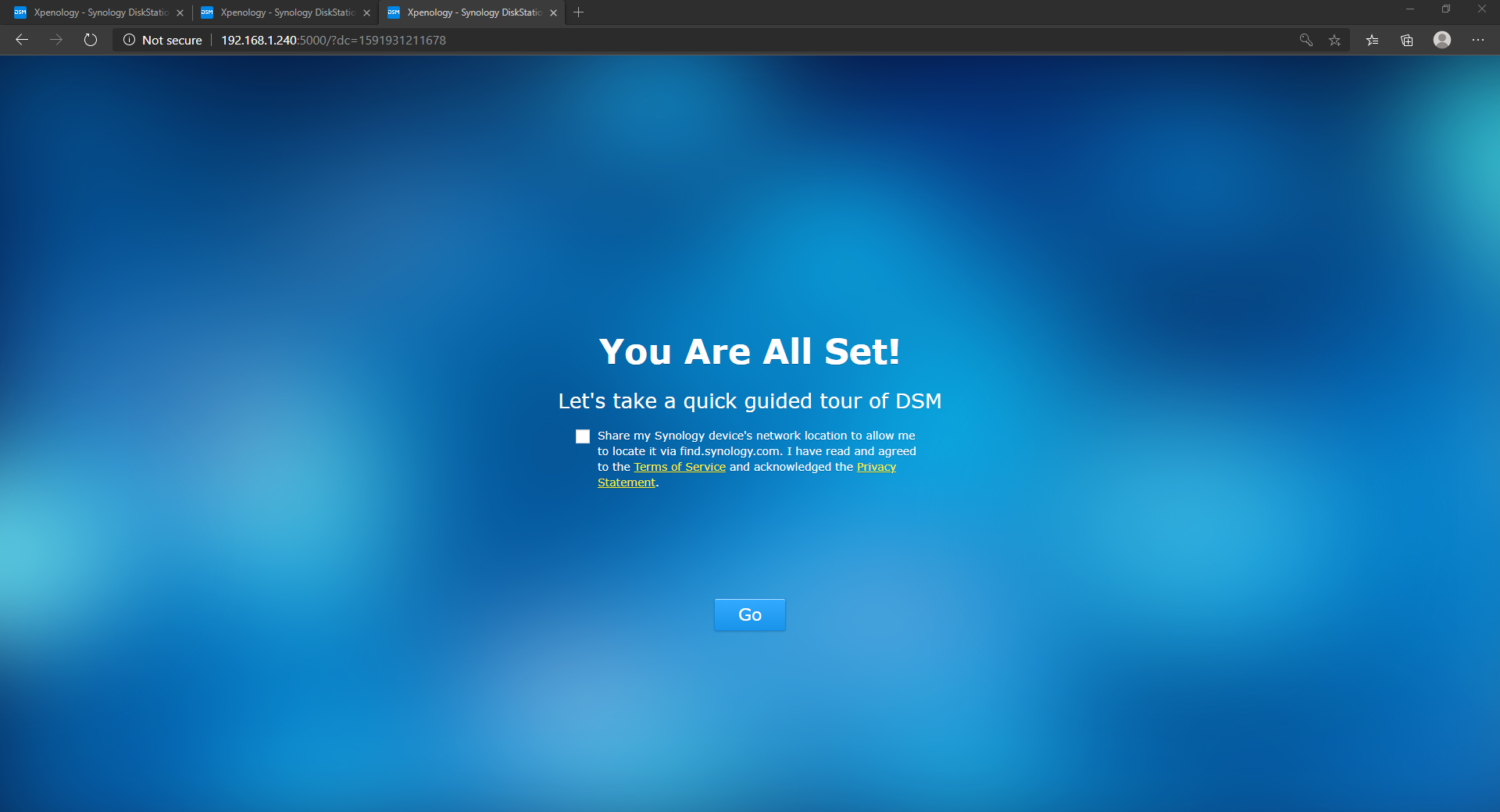 How to Install Xpenology on a Linux KVM/QEMU Virtual Machine! 21 dsm final installation notice