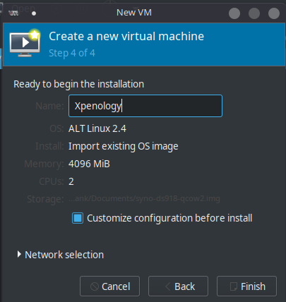 How to Install Xpenology on a Linux KVM/QEMU Virtual Machine! 5 VM name