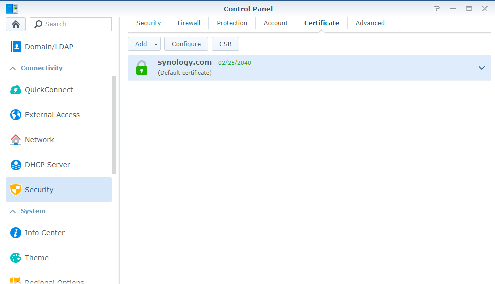 let's encrypt certificate addition