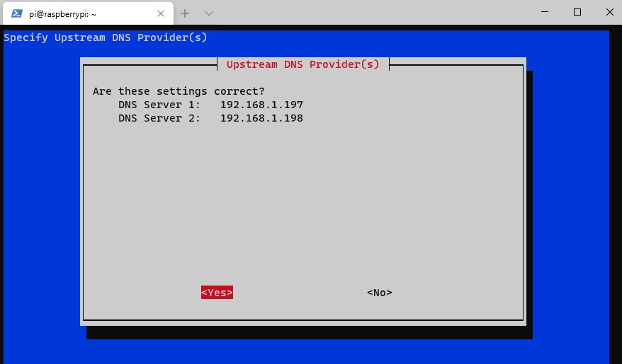 wireguard raspberry pi - confirming the vpn servers are correct 