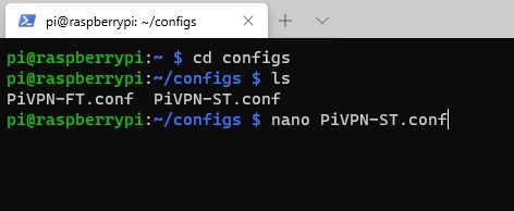 creating a client file in pivpn