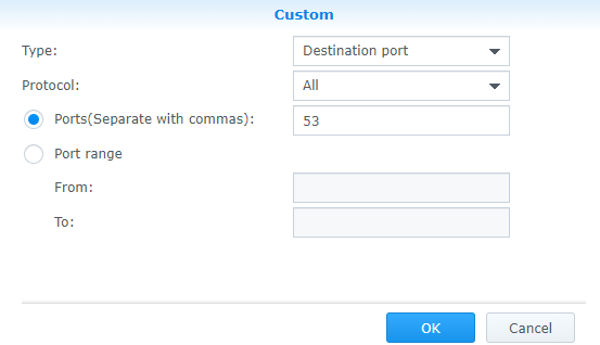dns allow rule for firewall