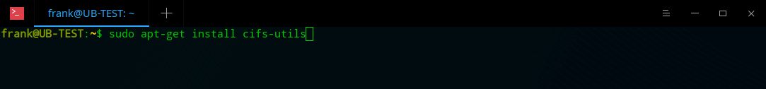installing cifs utilities