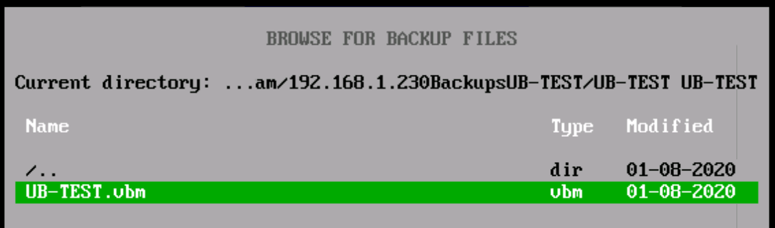 finding veeam backup