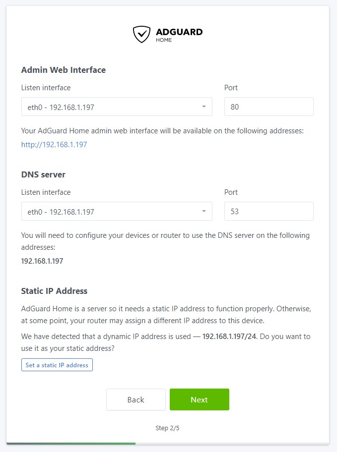 How to Install AdGuard Home on a Raspberry Pi - configuring web interface and DNS interface