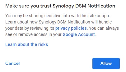 How to Setup System Notifications on a Synology NAS! 3 allowing dsm in gmail