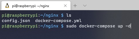 nginx proxy manager raspberry - create the docker-compose container