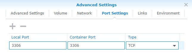 nginx proxy manager port settings
