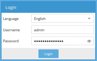 How to install OpenMediaVault on a Raspberry Pi - login page