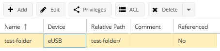 modifying shared folders in openmediavault