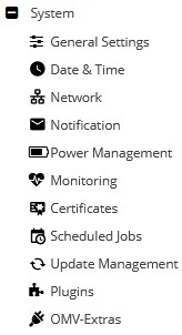 openmediavault pi-hole - settings in openmediavault