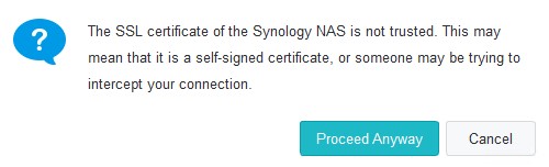 ssl certificate trust - proceed if you trust the certificate