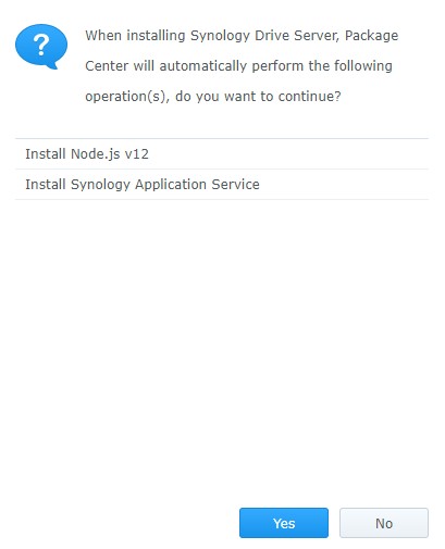 synology drive server tutorial - package dependency install files for synology drive