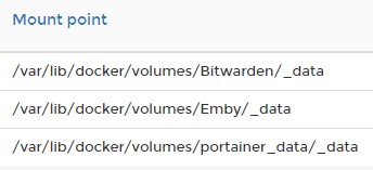 mount paths for docker in portainer