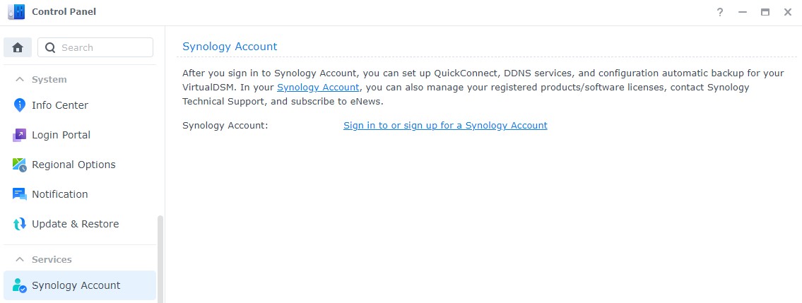 how to access a synology nas remotely - synology account setup