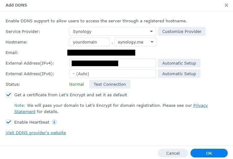 synology nas access remotely - configuring ddns with a synology domain