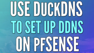 Use DuckDNS to Set Up DDNS on pfSense