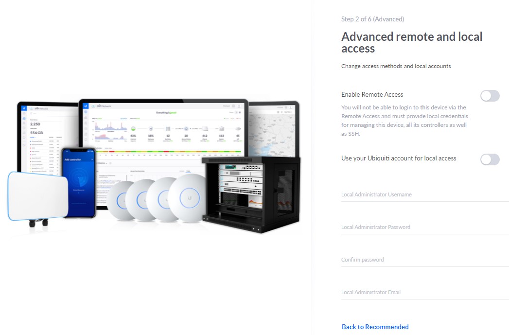 enabling remote access for the device