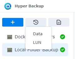 restoring an entire folder using hyper backup