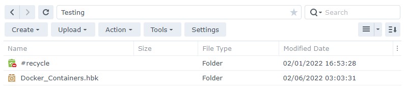 how to empty the recycle bin on a synology nas