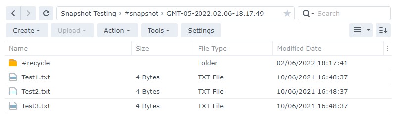 how snapshots can hold files in the recycle bin even if you deleted them