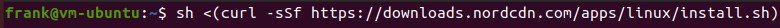 How to Set Up NordVPN on Ubuntu 1 how to set up nordvpn on ubuntu - running the script to install nordvpn