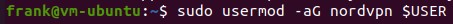 How to Set Up NordVPN on Ubuntu 2 modifying the user for nordvpn
