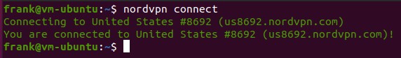 How to Set Up NordVPN on Ubuntu 4 connecting to nordvpn