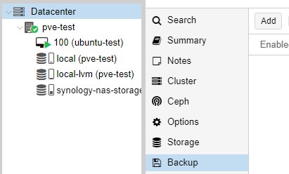 selecting the backup server for the entire datacenter.