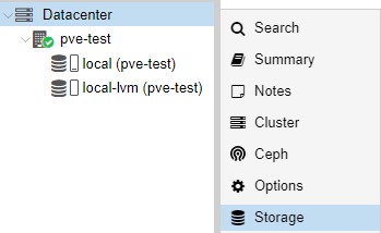 how to backup proxmox to a synology nas - adding storage in proxmox