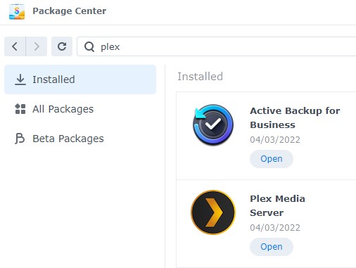 package center plex icon 