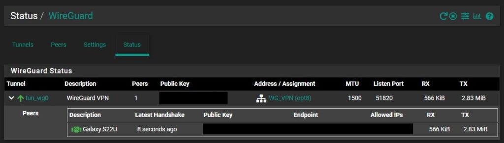 How to Set Up WireGuard on pfSense 26 wireguard handshake in pfsense