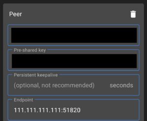 android endpoint configuration