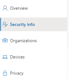 How to Create an App Password in Office 365 2 How to Create an App Password in Office 365 - viewing security info.