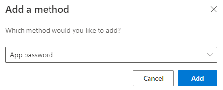 How to Create an App Password in Office 365 4 selecting what method you'd like to use (app password in this case).