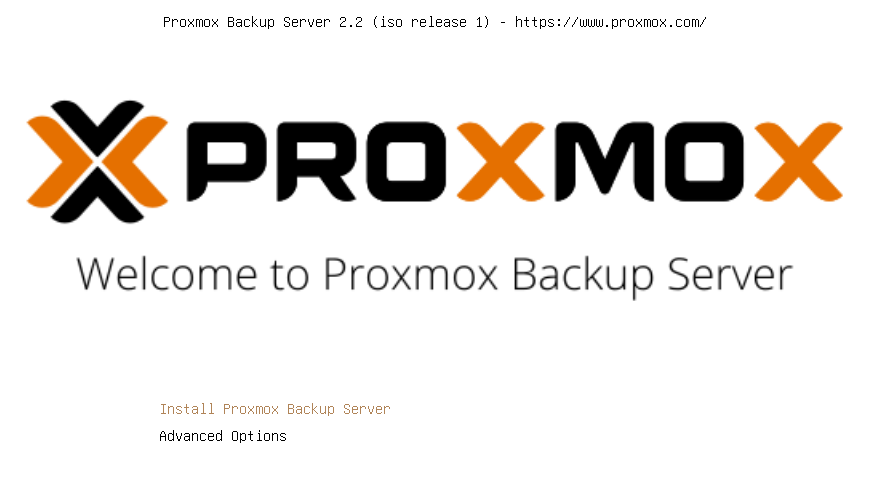 how to set up proxmox backup server - install screen.