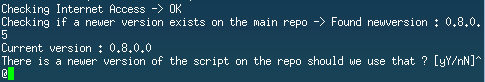 determining if there's a newer version of the bootloader.