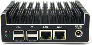 The Protectli Vault FW2B, a two-port gigabit box whose newer model is the V1210