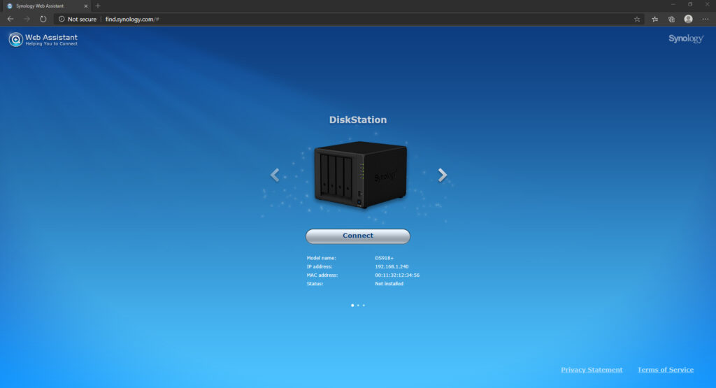 find my synology nas on local network in dsm 6.