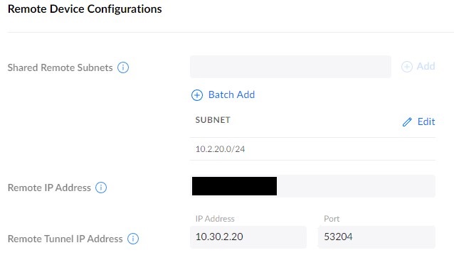 determining which IP addresses and tunnel IP address to use.