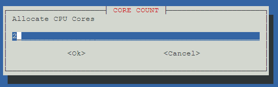 allocating CPU cores in proxmox.