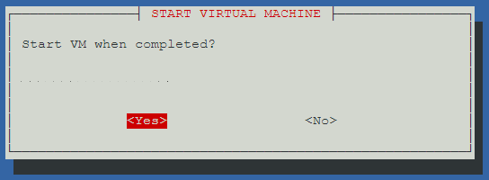 How to Install Home Assistant on Proxmox 24 confirming the vm should start when completed.