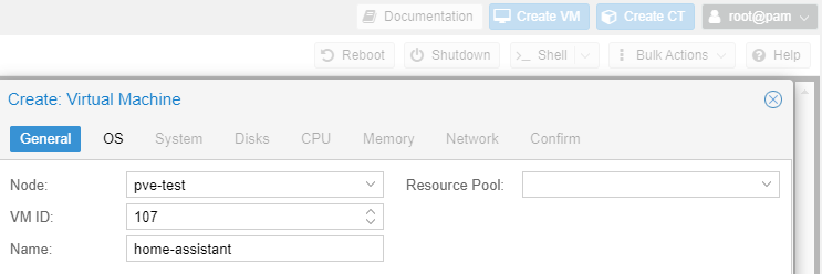 addinga vm name and vm ID.