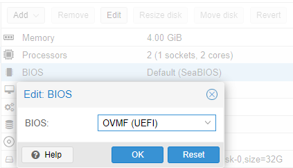 changing the BIOS setting to UEFI.