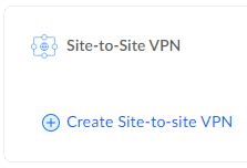 creating a new site to site vpn.