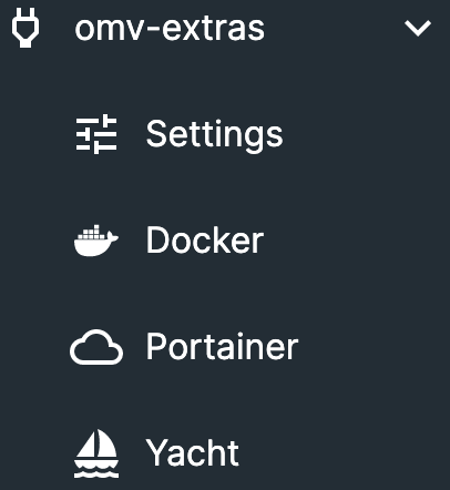 installing yacht in openmediavault.