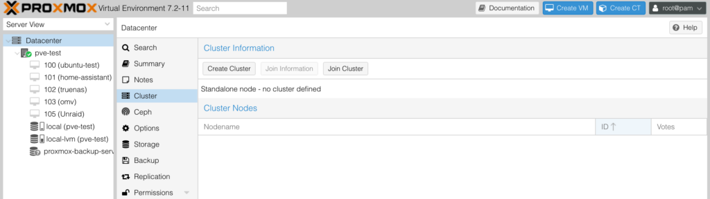 how to set up a node in proxmox - proxmox cluster settings in proxmox ve.