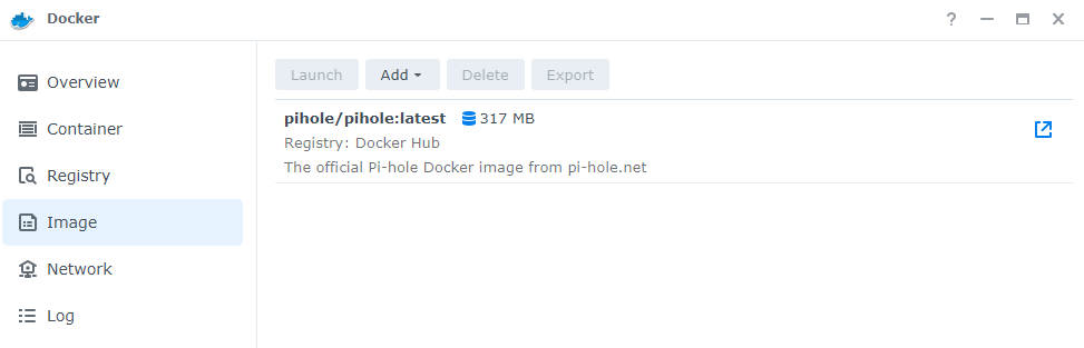 how to setup pihole on a synology nas - image download
